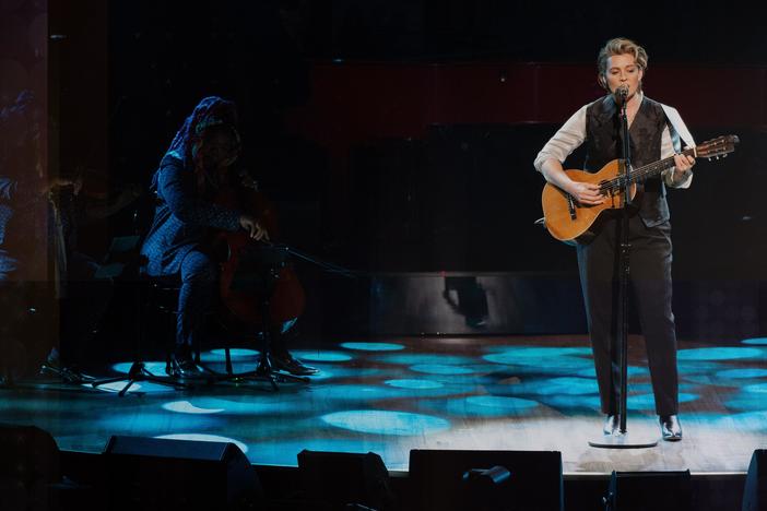 Brandi Carlile performs "Madman Across the Water" at the 2024 Gershwin Prize concert.