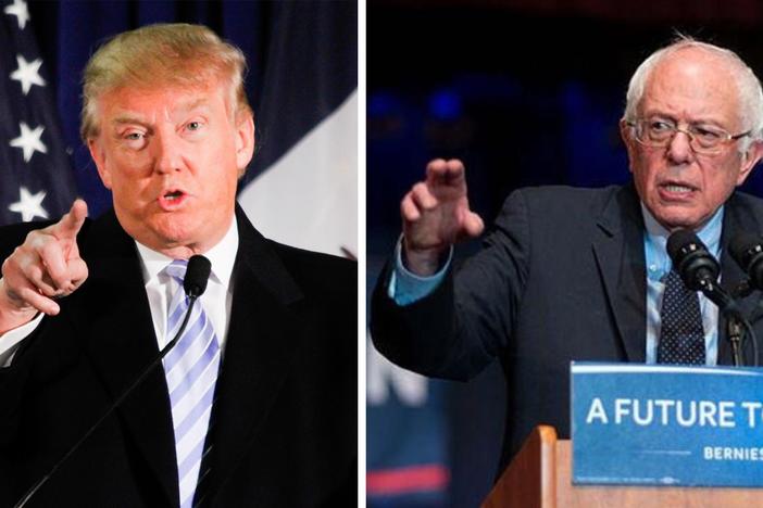 Trump and Sanders gaining momentum, SCOTUS to decide on halt of deportations.