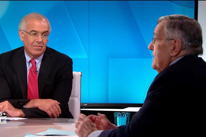 Mark Shields and David Brooks join Judy Woodruff to discuss the week’s news.