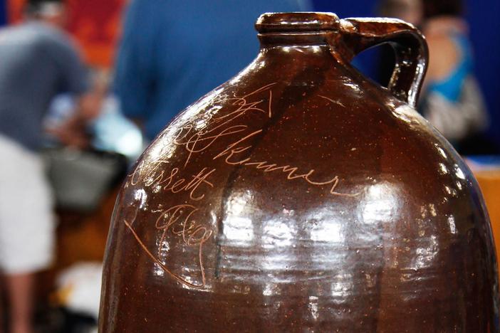 Appraisal: Signed Alabama Stoneware, ca. 1880, from Tulsa Hour 3