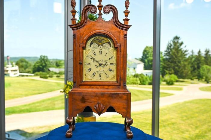 Appraisal: Pennsylvania Walnut Shelf Clock, ca. 1795