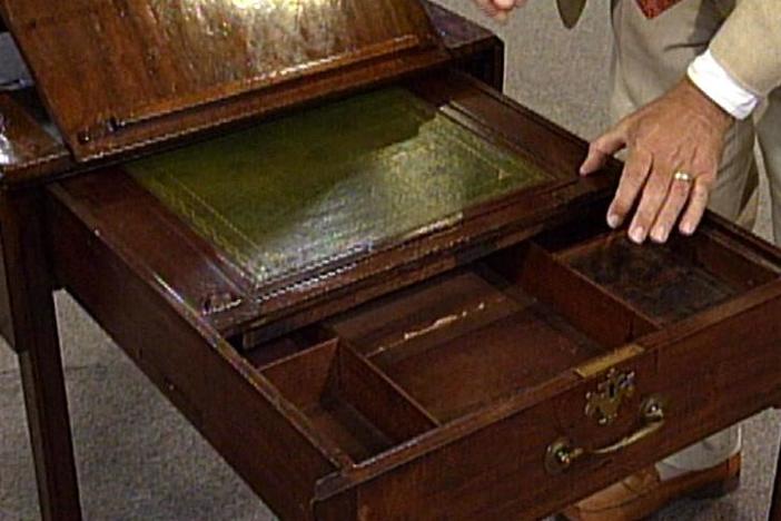 Appraisal: Mahogany Architect's Table, from Vintage Hartford.
