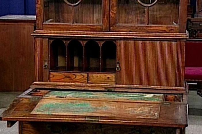 Appraisal: China Trade Desk & Bookcase, ca. 1810, from Vintage Atlanta.