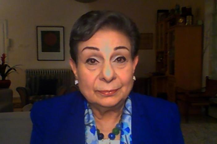 Veteran Palestinian lawmaker Hana Ashrawi discusses her resignation.