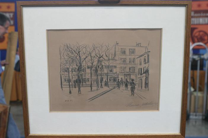 Appraisal: Maurice Utrillo Lithograph, ca. 1925.