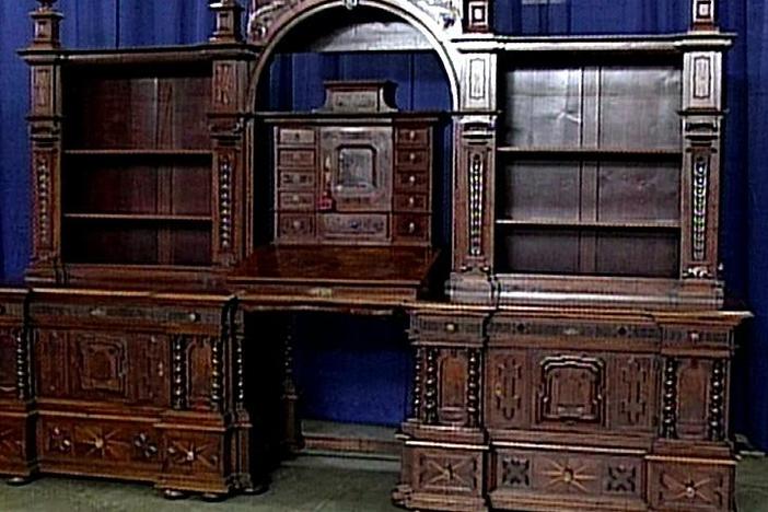 Appraisal: Large German Cabinet, from Vintage Atlanta.
