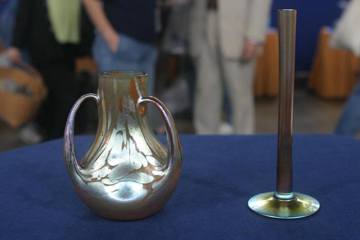 Appraisal: Steuben & Loetz Vases, ca. 1900