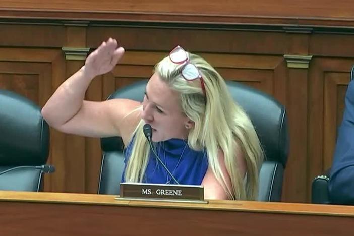 House hearing erupts in chaos after 'Fake eyelashes' and 'bleach blonde' comments