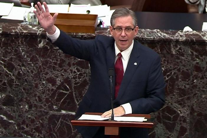 Trump’s defense rests its case in the Senate impeachment trial