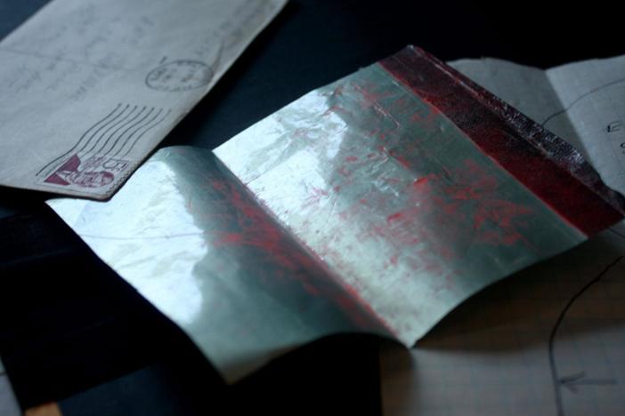 Could this square of metallic material be part of America's first satellite program?
