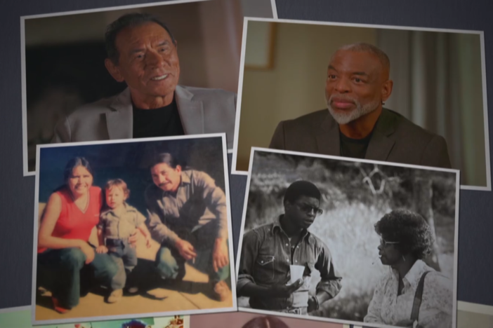 Henry Louis Gates, Jr. introduces LeVar Burton & Wes Studi to families they’ve never known