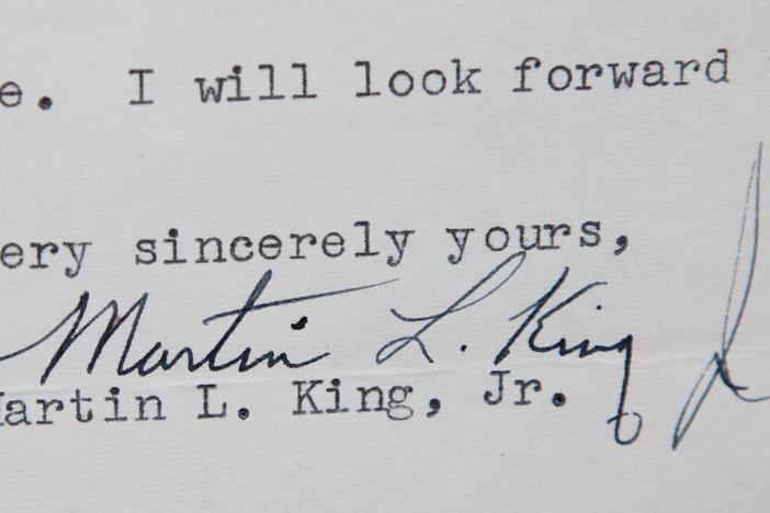 Appraisal: 1958 Martin Luther King Jr. Letter, from Washington, DC Hour 1