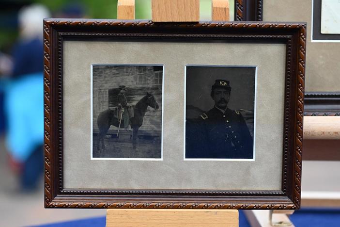 Appraisal: Civil War Tintypes & Drawing