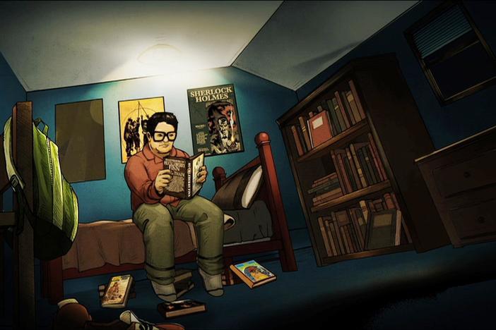 Naif Al-Mutawa preferred to escape his awkward adolescence by losing himself in books.