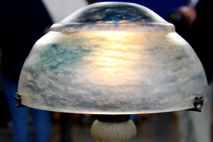 Appraisal: Early 20th-century Daum Art Glass Lamp, from Pittsburgh Hour 2