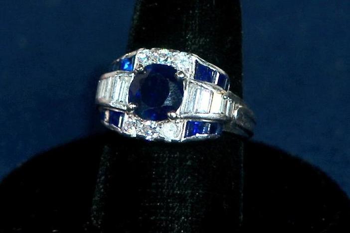 Appraisal: Tiffany Sapphire & Diamond Ring, from ROADSHOW's Special: Junk in the Trunk.