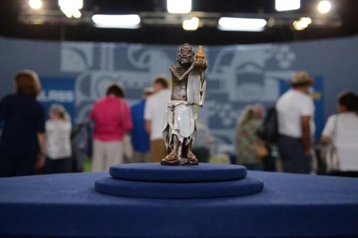 Appraisal: Chinese Li Tieguai Yixing Figurine, ca. 1820, from Fort Worth Hour 1.