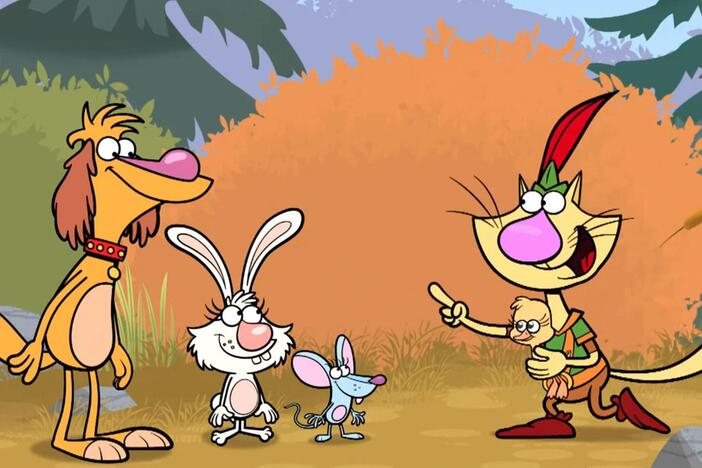 Nature Cat meets a little duckling who’s in a hurry to leave his pond home - for good! 
