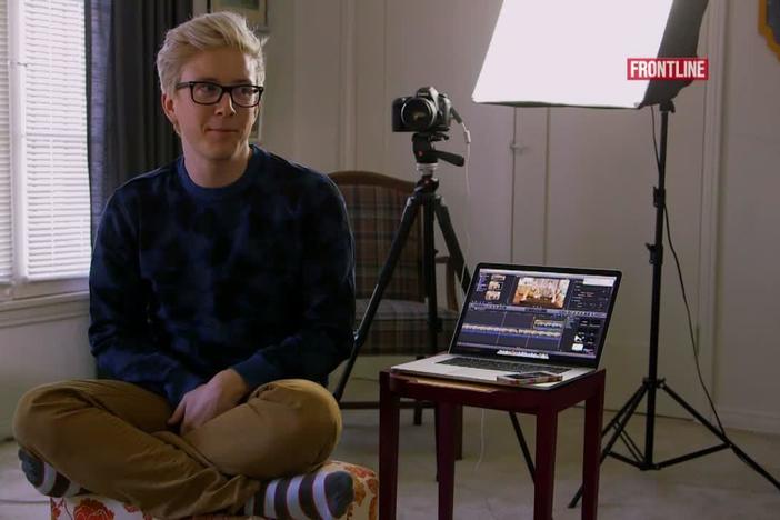 Tyler Oakley talks with FRONTLINE about sharing his “most adventurous life” on YouTube.  
