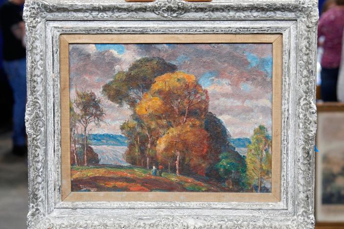 Appraisal: Harvey T. Dunn Landscape, from Rapid City Hour 2.