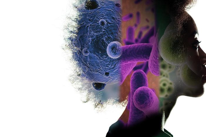 Discover how a world of microbes living in and on you can make you sick.