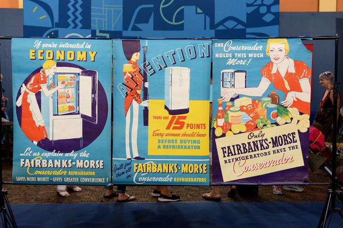 Appraisal: Fairbanks-Morse Refrigerator Posters, ca. 1935, from Palm Springs Hour 1.
