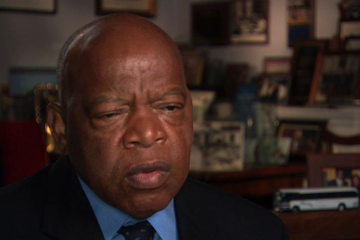 John Lewis speaks about traveling in 1960.