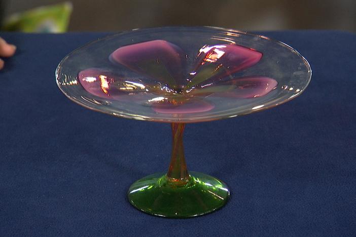 Appraisal: Tiffany Glass Candy Dish, ca. 1927, in Orlando Hour 3.