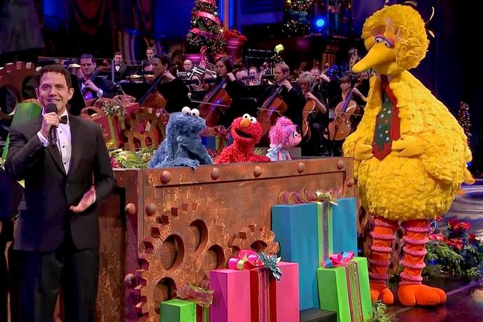 The Muppets and Santino Fontana sing “Everyone Who Likes Christmas, Say ‘I Do!’”