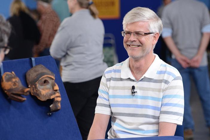 Owner Interview: Tlingit Wolf Masquette & Ancestor Mask, from Bismarck, Hour 1.