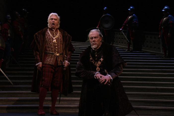 Four extraordinary singers star in Verdi’s Ernani.