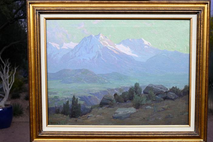 Appraisal: Elmer Wachtel Landscape Oil, ca.1910