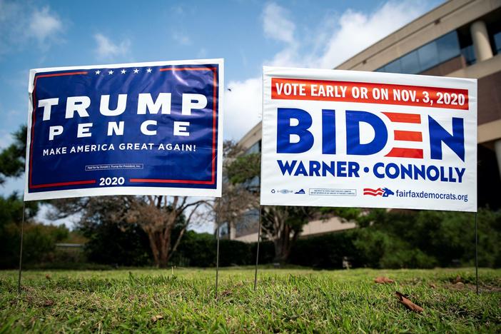 Biden, Trump campaign in Minnesota as its early voting period begins