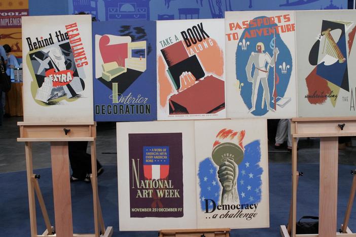 Appraisal: WPA Silkscreen Posters, ca. 1940