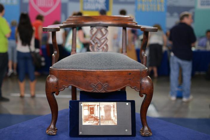 Appraisal: Iberian Rococo Chair, ca. 1775, from Tucson Hr 3.