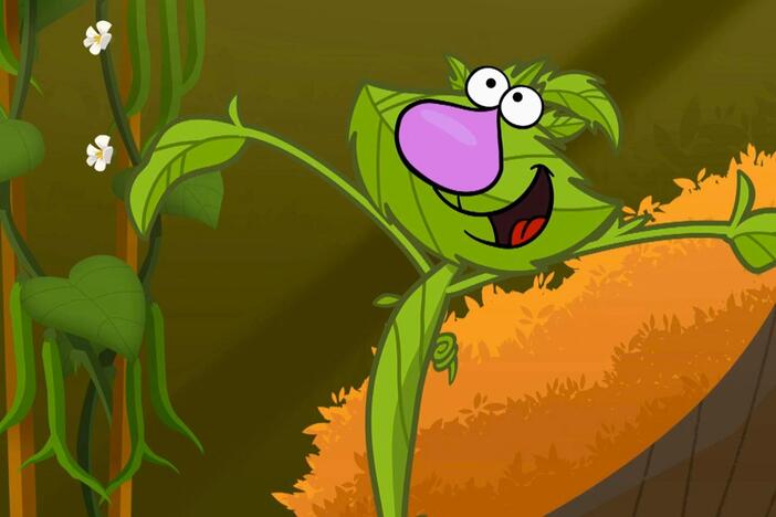 Nature Cat dreams about becoming...Nature Plant! Tally grow!