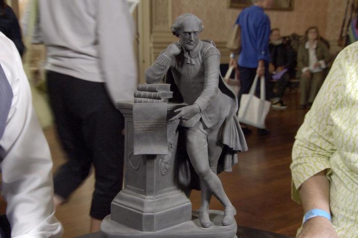 Appraisal: Wedgewood Basalt Shakespeare Figure, ca. 1910, from Newport, Part 2.