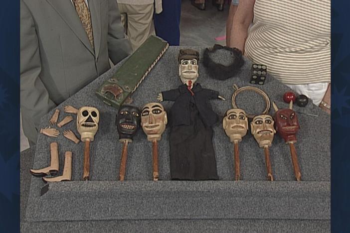 Appraisal: Folk Art Puppets & Accessories, from Vintage Charleston.