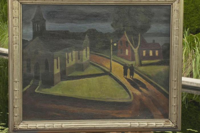 Appraisal: Max Arthur Cohn Night Scene Oil, ca. 1935
