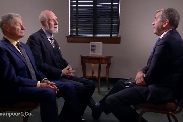 Leonard Kleinrock & Vint Cerf join the program to discuss the internet's 50th anniversary.
