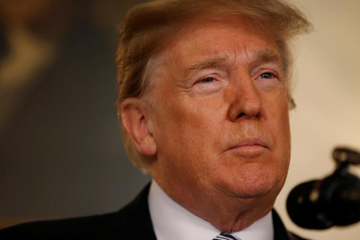 Trump lashed out on Twitter over the special counsel’s indictment of Russian officials.