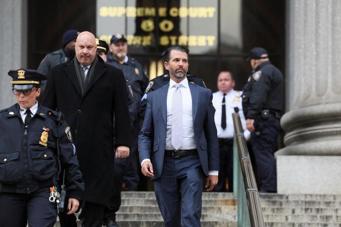 News Wrap: Trump Jr. returns to stand in civil fraud trial targeting family business
