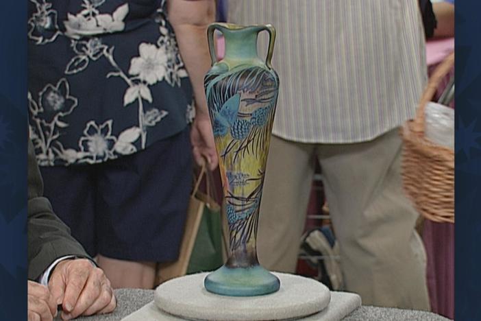 Appraisal: Muller Frères Vase, ca. 1920, from Vintage Sacramento.