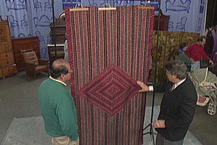 Appraisal: Saltillo Weaving, ca. 1860, from Vintage Denver.