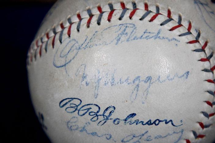 Appraisal: Yankees Signed Baseball &   Huggins Letters, from Billings Hour 2