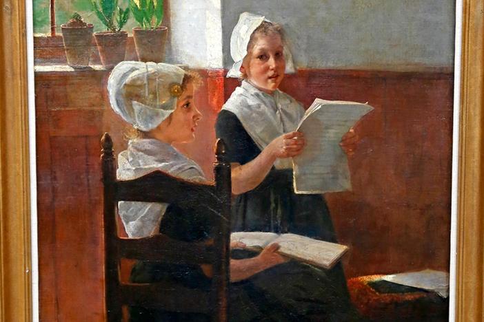 Appraisal: Theodor Grust Oil, ca. 1890, from Jacksonville Hour 3.
