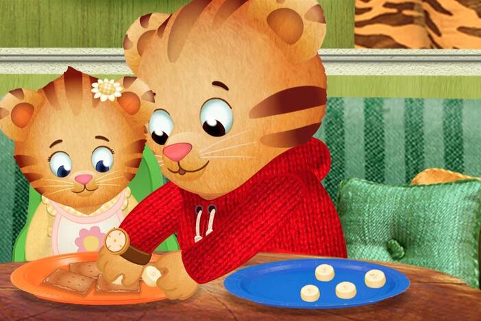 Margaret wants to play with Daniel's special sticker book. 