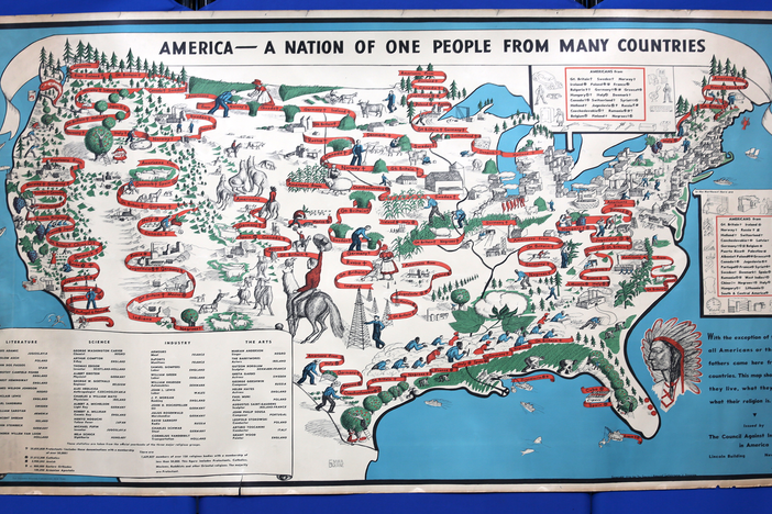 Appraisal: 1940 Emma Bourne Pictorial Map