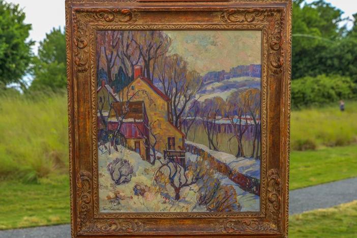 Appraisal: Fern Coppedge 'December Mist' Oil, ca. 1920