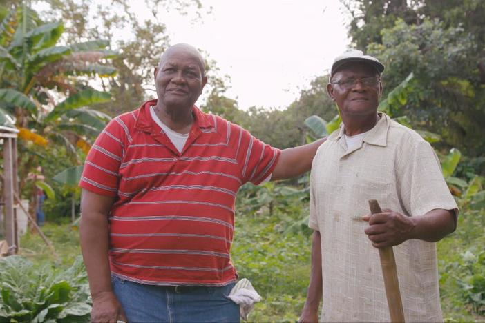 Marcus visits a community garden in Little Haiti in Miami.